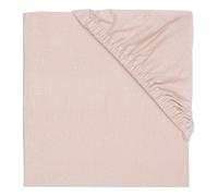 Jollein Lenzuolo con angoli elasticizzati in jersey, per il box - rosa selvatica - 75 x 95 cm - 100% cotone - lenzuolo con angoli per box - rosa antico