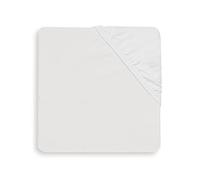 Jollein Lenzuolo con angoli in cotone, 120 x 60 cm, colore: bianco