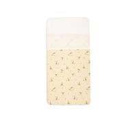 Jollein Lenzuolo per bambini - Kangaroots/Dusty Dot - 120x150cm - 100% cotone - lenzuolo piano senza elastico - certificato OEKO-TEX