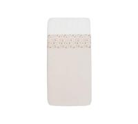 Jollein Lenzuolo per culla - Flower Fairies - 75x100cm - Per culla - 100% cotone - Lenzuolo senza elastico - Certificato OEKO-TEX