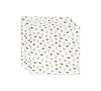 Jollein Miffy and Friends - Panno in mussola per bambini, confezione da 3 pezzi, 70 x 70 cm, 100% cotone, certificato Oeko-Tex