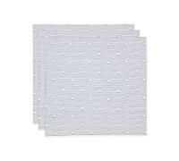 Jollein Miffy Stripe - Panno in mussola per bambini, 70 x 70 cm, 100% cotone, certificato Oeko-TEX, colore blu con strisce