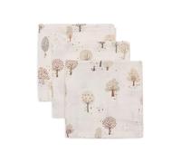 Jollein Panni in mussola per neonati - Tiny Park - Confezione da 3 - 31x31cm - Mussola - 100% cotone - Panni in mussola per neonati - Pannolini in mussola - Certificazione OEKO-TEX