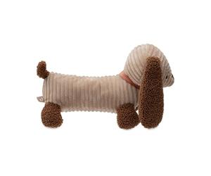Jollein Peluche Cane - Diego Dog - 30 cm - In Tessuto a Coste e Bou iscotto & Marrone