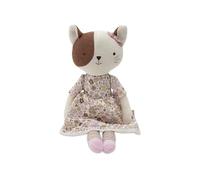 Jollein Peluche Gatta Jill - Bambola in Tessuto con Vestito - 30 cm