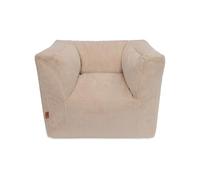 Jollein Poltrona per bambini - Corduroy Natural - Pouf per bambini - da 1 a 4 anni - per ragazzi e ragazze - Poltrona per bambini - 40 x 46 x 37 cm