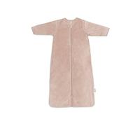 Jollein Sacco nanna per bambini, in velluto, rosa selvatica, 70 cm, in cotone, da 2,0 a 3,0 Tog, maniche rimovibili, sacco a pelo per bambini, colore: rosa antico