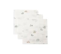 Jollein Salviette muslin Baby - On The Go - Confezione da 3 pezzi - 31 x 31 cm - 100% cotone - Panno di garza per bambini - certificato Oeko-Tex