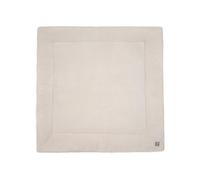 Jollein Tappetino per gattonare Baby - Cloudy Rib - Oatmeal - Inserto per box - 100x100cm - Certificato OEKO-TEX - Tappetino da gioco per bambini