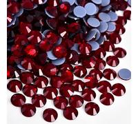 Jollin 2880 pz Hotfix Cristallo Strass Flatback Diamanti In Vetro Gemme per Artigianato Arte Artigianato Decorazioni Abbigliamento Scarpe 3.2mm SS12 Scuro Siam