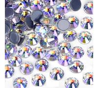 Jollin 2880 pz Hotfix Cristallo Strass Flatback Diamanti in vetro Gemme per artigianato Arte Artigianato Decorazioni Abbigliamento Scarpe 3.2mm SS12 Cielo stellato