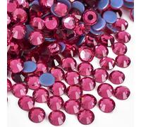 Jollin 2880 pz Hotfix Cristallo Strass Flatback Diamanti In Vetro Gemme per La Lavorazione D'arte Artigianato Decorazioni Vestiti Scarpe 4.0mm SS16 Rosa