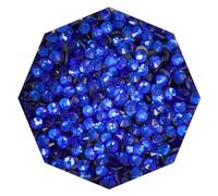 Jollin Strass Hotfix Vetro Cristallo Artificiale Flatback Pietre Gemme Strass Termoadesivi adesivi a caldo SS16 (3,80-4,00mm) 1440pcs, Sapphire blu zaffiro
