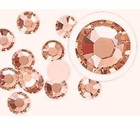 Jollin, Strass termoadesivi con retro piatto, 576 pezzi (20 SS, 4,8 mm, pesca chiaro)