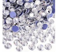 Jollin, Strass termoadesivi con retro piatto, in vetro, adatti come diamanti e gemme, 2,8 mm, SS10 (2880 pezzi)