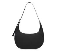 JOLLQUE Borsa a tracolla in nylon, a mezza luna, leggera, per donne, uomini, grandi gnocchi casual Hobo borsa con tracolla regolabile Plus Size amichevole, Nero