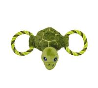 Jolly Animali Tug-a-mals Turtle Cane Giocattolo, Grande