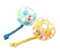 Jolly Ball - Palla da gioco per cani, morbida ed elastica, delicata sui denti, colorata, per casa, compleanno, uso interno ed esterno