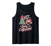 Jolly Caffeinated Coffee Christmas Tree 67 Six Seven Meme Canotta