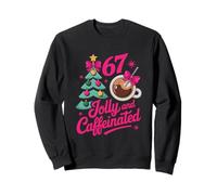 Jolly Caffeinated Coffee Creme Xmas Tree 67 Six Seven Meme Felpa