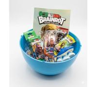 Jolly gift toy Pasqualone Brainrot Blu per Bambini 3-6 Anni - Uovo di Pasqua 2026 con 5 Sorprese Garantite, Album Carte + Bustine + Portachiavi Personaggi, Uovo Gigante 40x30 cm Senza Cioccolato