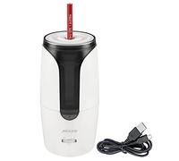 JOLLY Herbert Temperino elettrico Grande temperino elettrico per tutte le penne, anche per belle matite artistiche e matite integrali con arresto automatico bianco