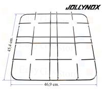 Jolly Inox Griglia a 4 Fuochi Cromata per Cucina a Gas 46,9 X 45,4 cm.Jollynox