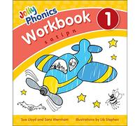Jolly Phonics Workbook 1: in Precursive Letters (British English edition)