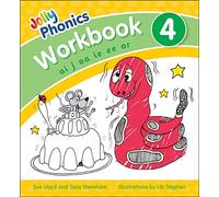 Jolly Phonics Workbook 4: in Precursive Letters (British English edition)