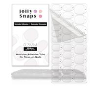 Jolly Snaps 300 linguette adesive adesive per unghie con tenuta stagna e ultra sottili da 0,3 mm, materiali dalla Corea, con 15 misure per adattarsi alla maggior parte delle unghie finte