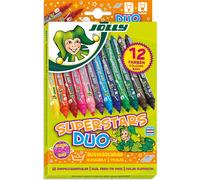 Jolly Superstar DUO - Pennarello per fibra | una punta spessa e una sottile |