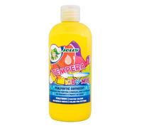 JOLLY Tempera Kids Mix vernice, vernice liquida, bottiglia da 0,5 litri giallo chiaro, colori brillanti e opachi, non diluiti o verniciabili con acqua