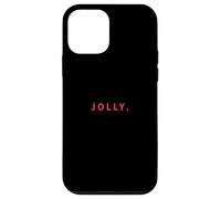 JOLLY. Umorismo secco natalizio minimalista Custodia per iPhone 12 mini