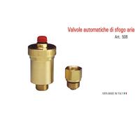 Jolly valvola di sfiato aria automatica con valvola intecettazione 10BAR 110°C