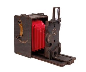 JollyLook Mini macchina fotografica istantanea Pinhole premontata, colore marrone