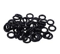 Jolsaawie 50 guarnizioni ad anello in gomma nitrilica nera, 12 mm x 2,5 mm x 7 mm