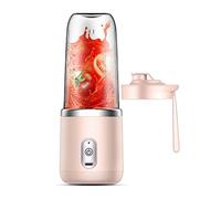 Jolsaawie 6 Lame Spremiagrumi Portatile Spremiagrumi Spremiagrumi Spremiagrumi Automatico Piccolo Spremiagrumi Elettrico Frullatore Frullatore Robot da Cucina,D