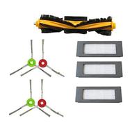 Jolsaawie 8Pcs Nuovo Rullo Spazzola Laterale Spazzola Filtro per Ozmo 900 DN5G Robot Aspirapolvere Accessori