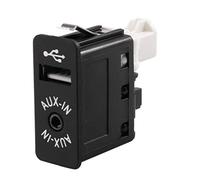 Jolsaawie Adattatore per presa di ingresso ausiliaria USB AUX in per auto per E81 E87 E90 F10 F12 E70 X4 X5 X6