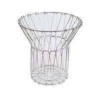 Jolsaawie Cesto Portaoggetti Multifunzionale Pieghevole in Acciaio Inossidabile varietà Cesto di Frutta Cesto Portafrutta Vuoto