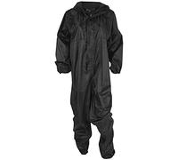 Jolsaawie Impermeabile da Motociclista di Moda/Impermeabile Congiunto/Tuta da Uomo e Tuta Antipioggia Cappotto da Taglia XL Nero
