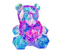 Jolsaawie Orsetto LED con Cuore Rosa Luce Notturna per Ragazze, Luce Notturna per Bambini-Giocattoli per Bambini-Arredamento per la Cameretta-Lampade da Comodino-Regali di Compleanno