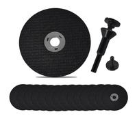 Jolsaawie Ruote da taglio da 7,6 cm con kit mandrino da 1/4", dischi da taglio con foro per albero da 3/8", 15 pezzi + 1 mandrino
