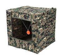 Jolsaawie Scatola per bersagli pieghevole per pratica con fionda e riciclare il tiro con l'arco con il panno in silicone