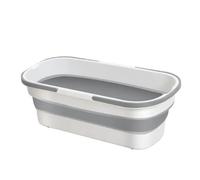 Jolsaawie Secchio nel Silicone Portatile per Secchio per di Dimensioni per Uso Domestico Secchio per Autolavaggio Pieghevole nel Plastica Addensata Rettangolare