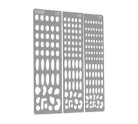 Jolsaawie Strumento per piantare erba statica in scala per la tavola di sabbia di scena dell'applicatore del gregge elettrostatico