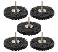 Jolsaawie Sverniciatore in legno, 5 pezzi, efficace rimozione della vernice per metallo, 10,2 cm, cambio rapido come disco rotante o come pennello