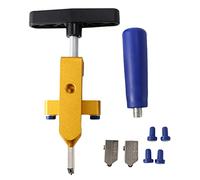 Jolsaawie Utensile Manuale Multifunzionale Portatile 2-In-1 Taglierina di un Pezzo di Vetro di Taglio Della Piastrella di Ceramica