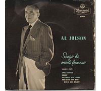 Jolson, Al - Jolson, Al Songs He Made Famous Vol 1 Part 2 EP Brunswick OE 9337 EX/EX 1957