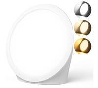 Joltix Lampada di Luce Diurna 10000 Lux UV-Free con 3 Temperature di Colore, 5 Livelli di Luminosità, 6 Timer e Funzione di Memoria, Lampada luce Diurna per Casa Ufficio